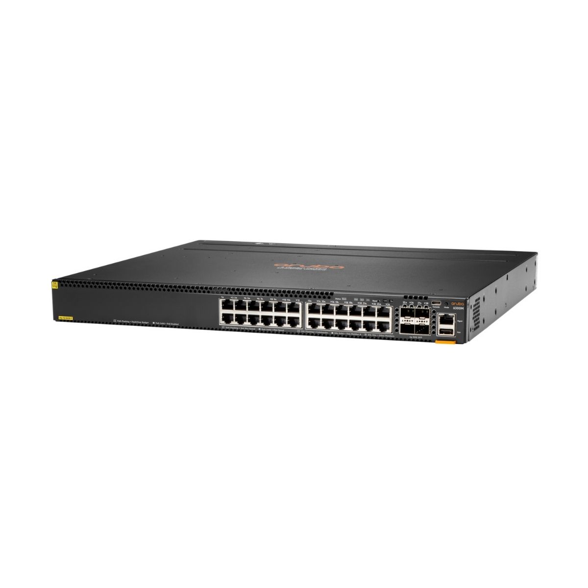 HPE Aruba Networking CX6300M 24G CL4  4SFP56 Switch (min. 1 PSU required)