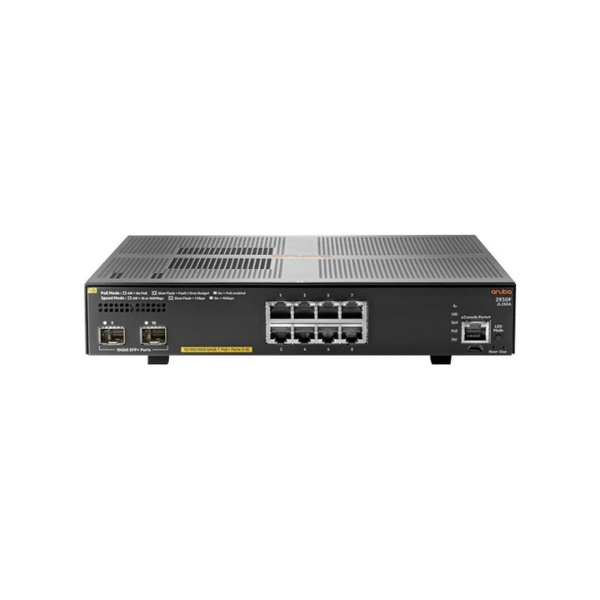JL258AR HPE Aruba Networking 2930F 8G PoE+ 2SFP+ Switch