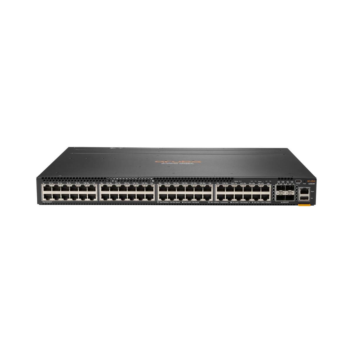 HPE Aruba Networking CX6300M 48G  4SFP56 Switch (min. 1 PSU Required)