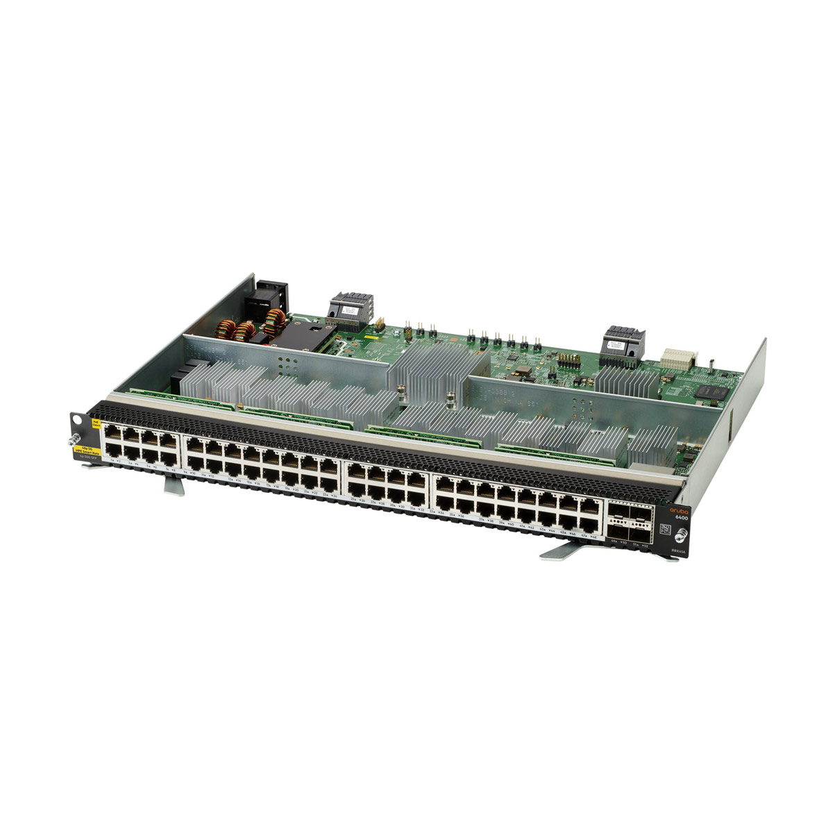 HPE Aruba Networking CX6400 48SR5 CL6  PoE 4SFP56 Module