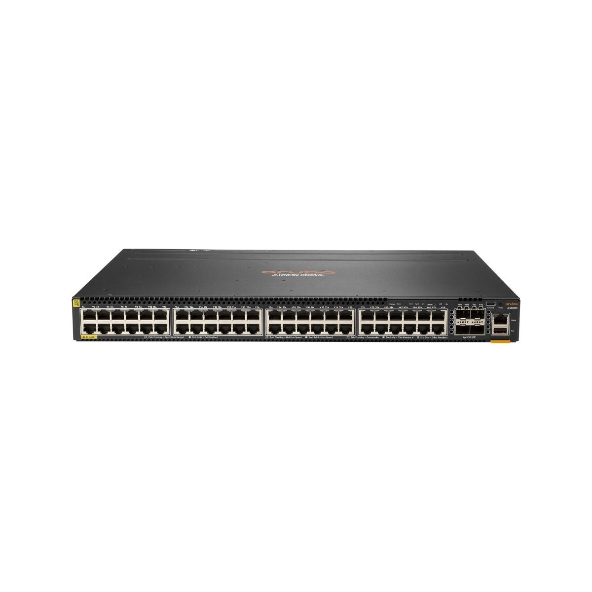 HPE Aruba Networking CX6300M 48G CL4  4SFP56 Switch (min. 1 PSU required)