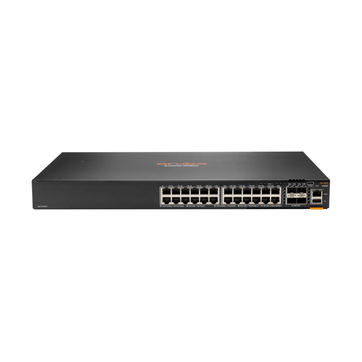 HPE Aruba Networking CX6300F 24G  4SFP56 Switch