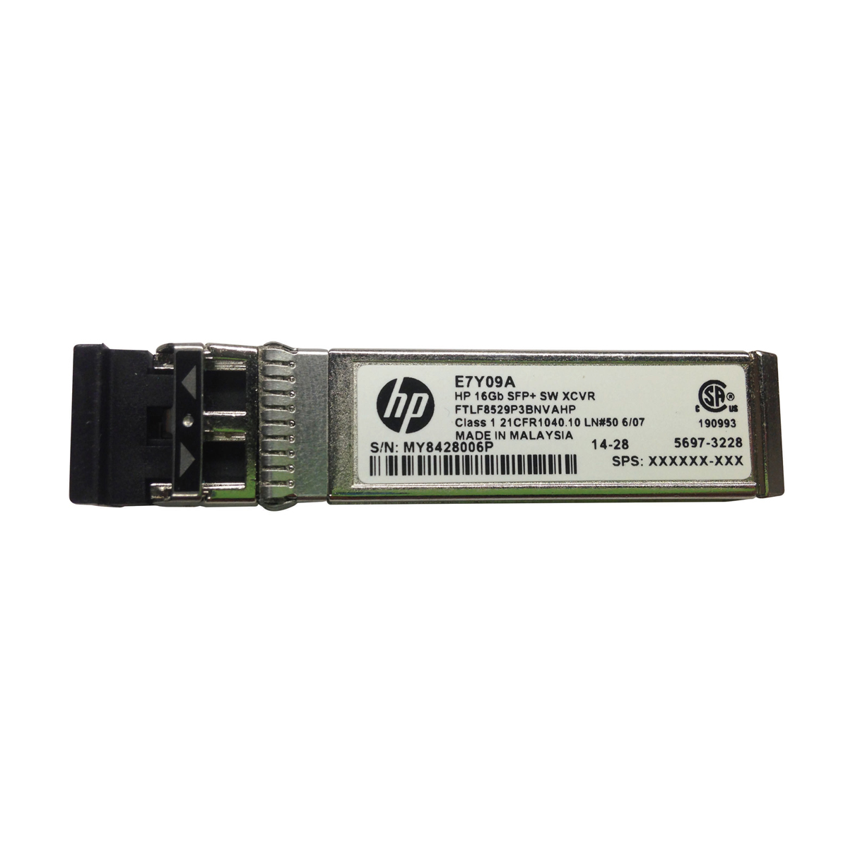 HPE 16Gb SFP+ SW 1-pack I Temp Ext XCVR 