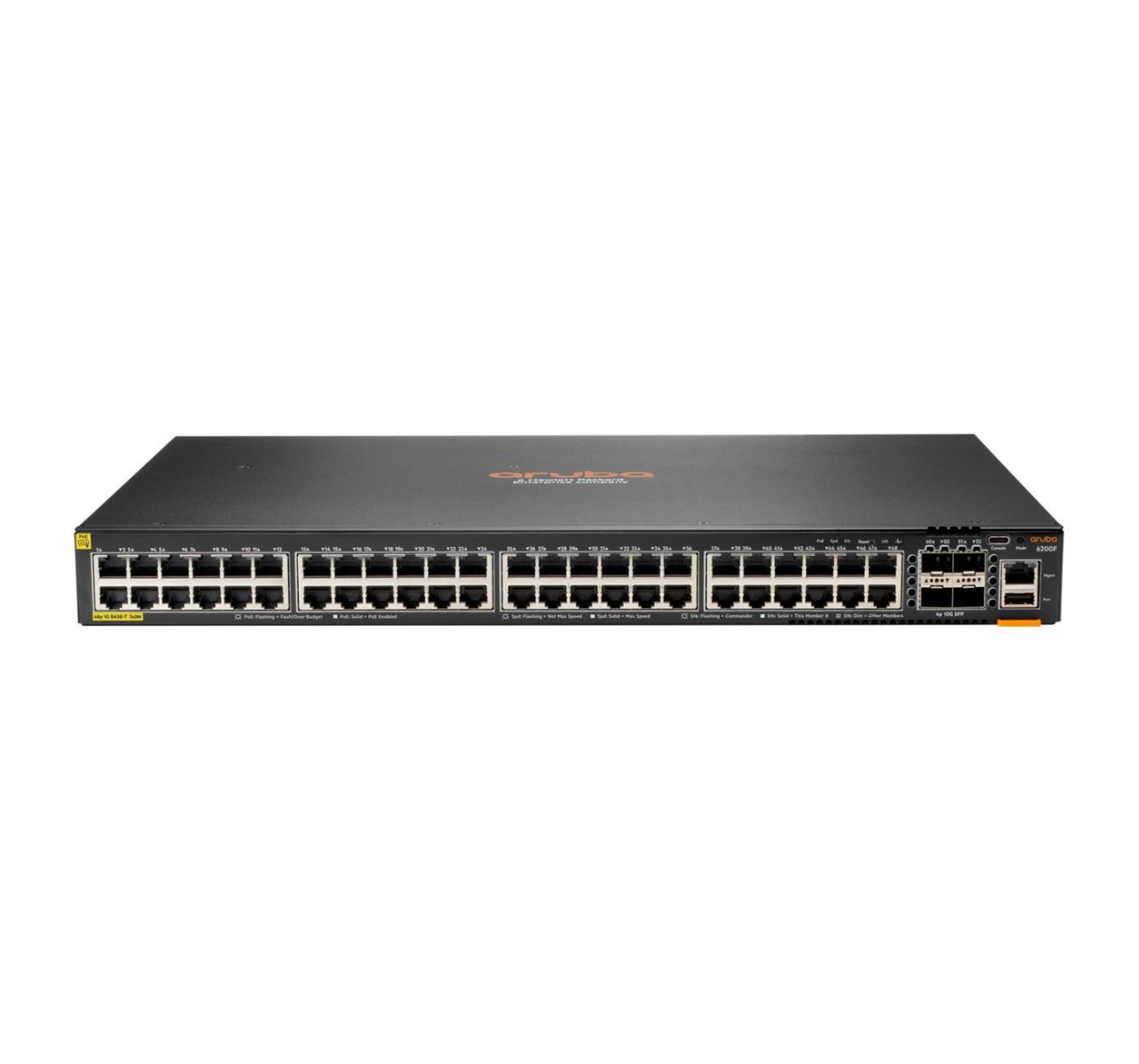 HPE Aruba Networking CX6200F 48G CL4 PoE 4SFP+740W Switch