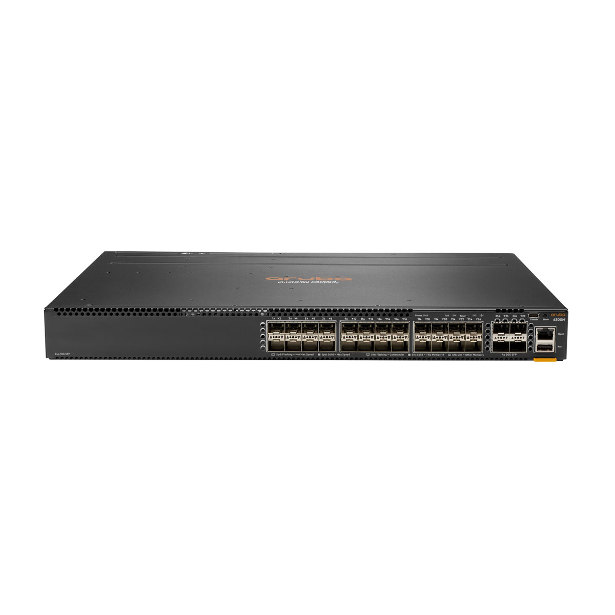 HPE Aruba Networking CX 6300M 24SFP+  4SFP56 Switch (min. 1 PSU required)