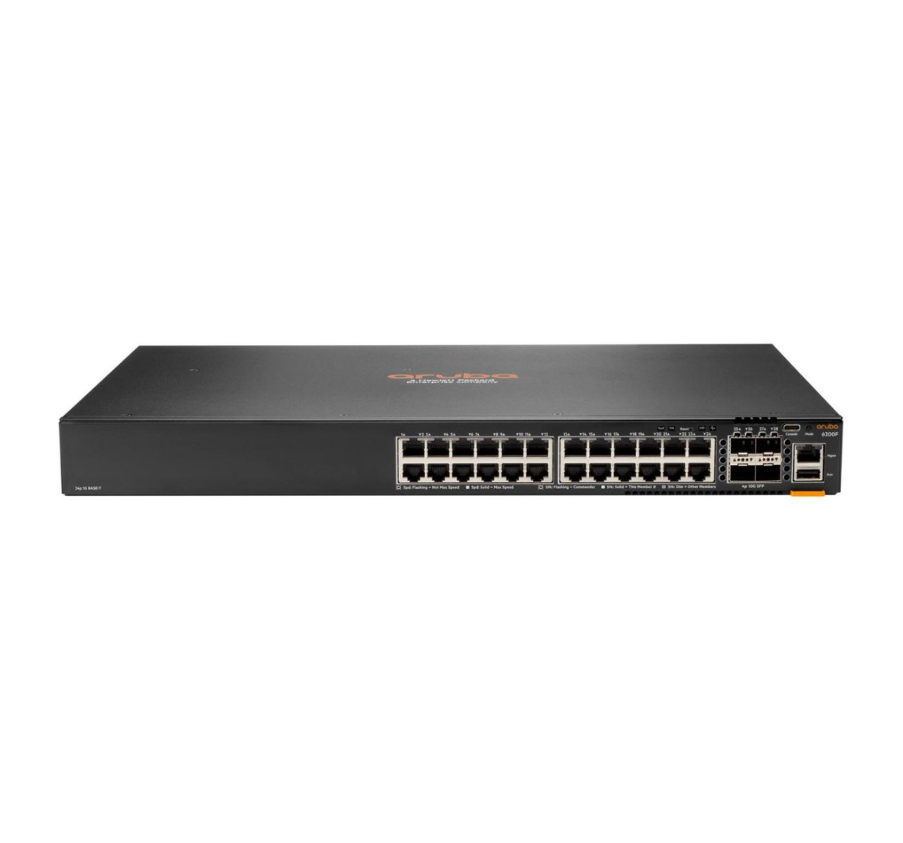 HPE Aruba Networking CX6200F 24G CL4 PoE 4SFP+370W Switch