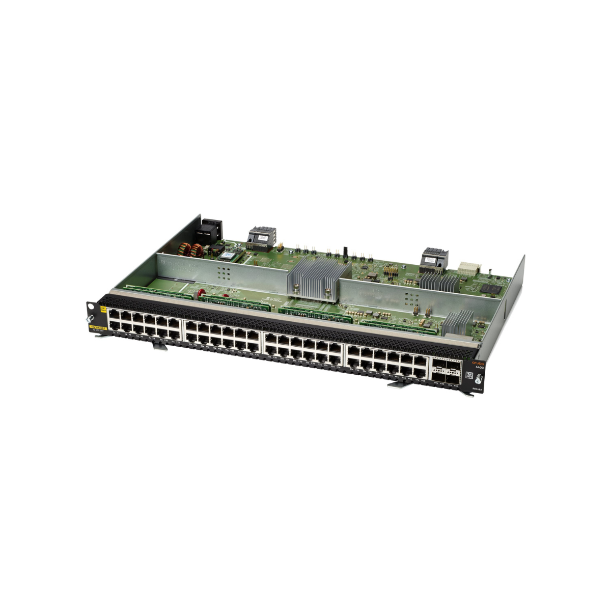 HPE Aruba Networking CX6400 48G CL6 PoE 4SFP56 Module