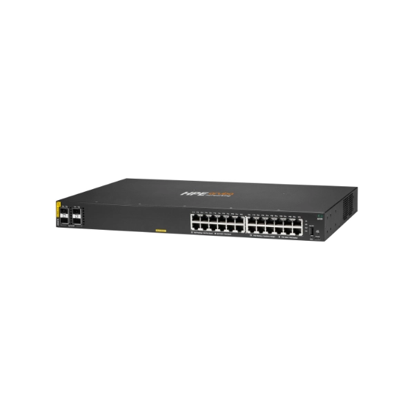 HPE Aruba Networking CX6000 24G CL4 PoE 4SFP 370W Switch