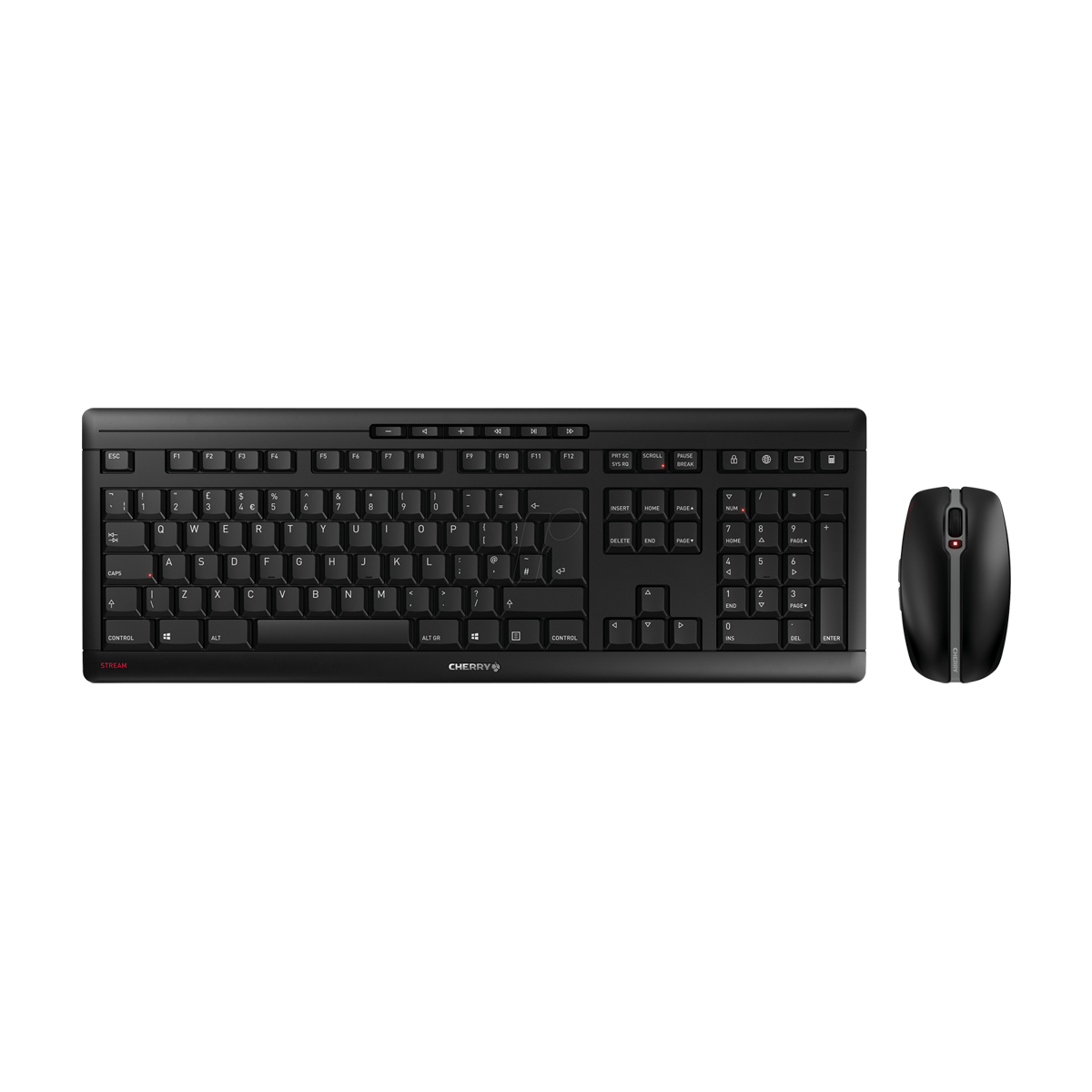 CHERRY STREAM DESKTOP RECHARGE Tastatur-und-Maus-Set - QWERTY - GB